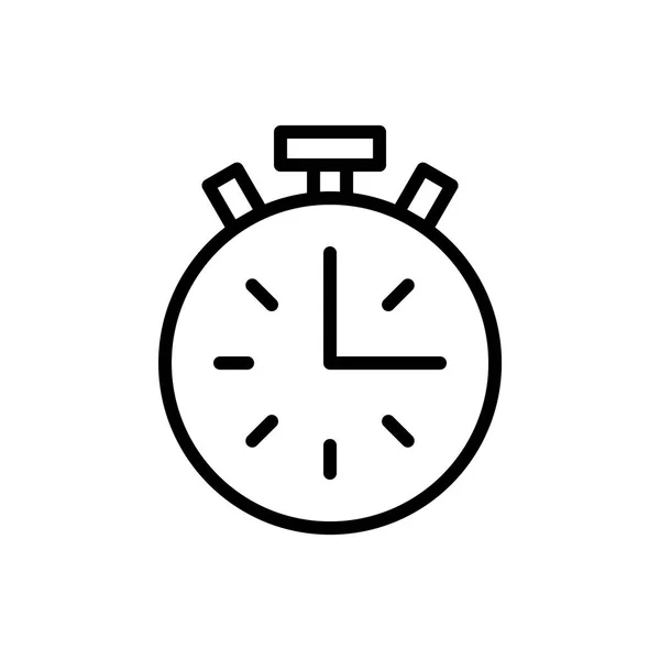 Chronometer eenvoudige pictogram — Stockvector