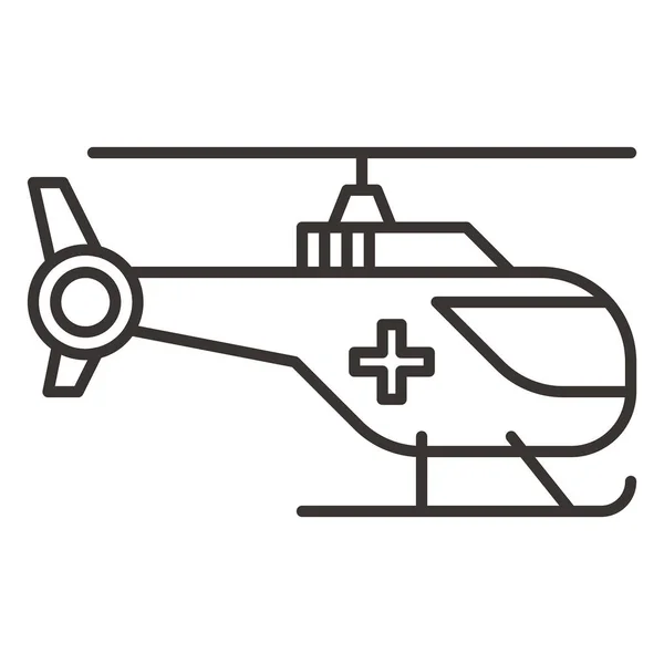 구조 헬기 아이콘 — 스톡 벡터