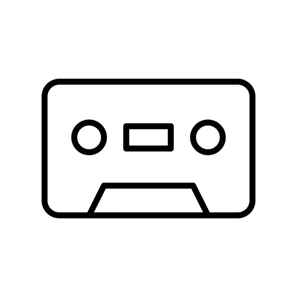 Audio tape icon — Stock Vector