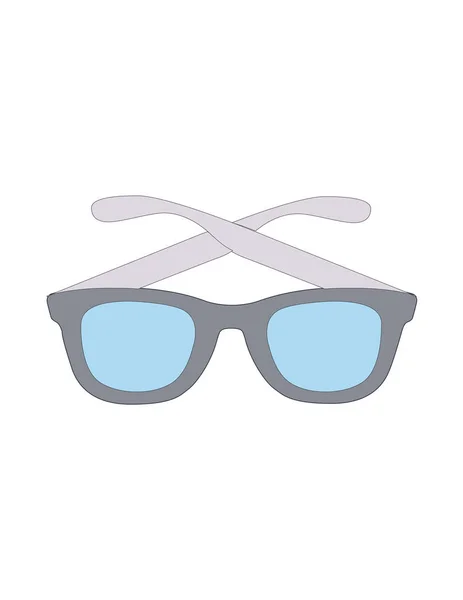 Eenvoudige bril pictogram — Stockvector