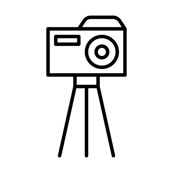 Camera line icon — Stock Vector