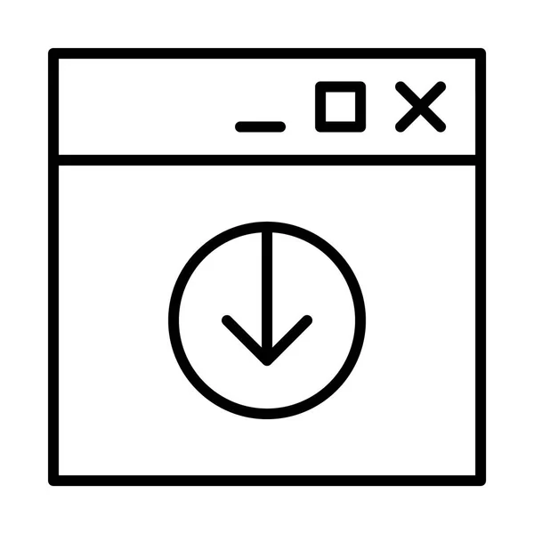 PC-Fenster-Symbol — Stockvektor