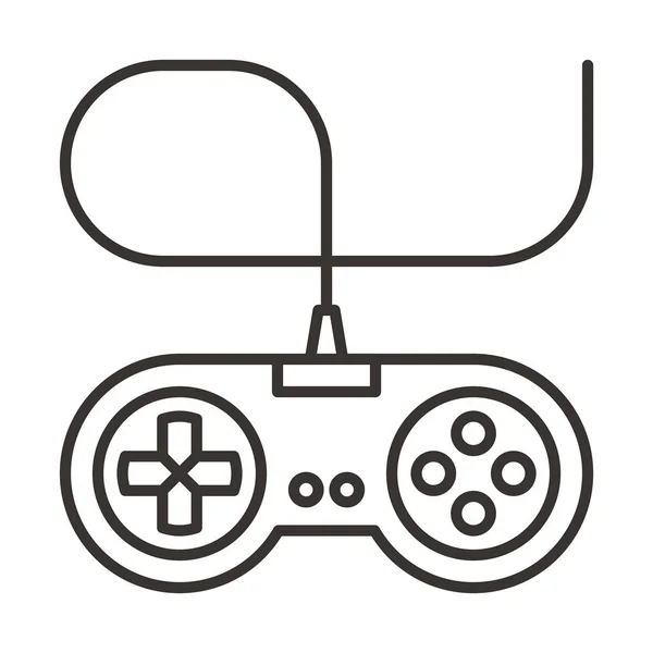 Game console joystick icon — Stock Vector