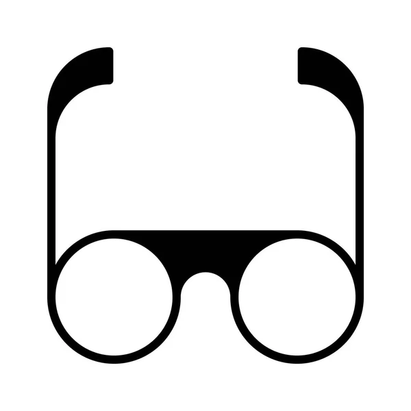 Basit gözlük simgesi — Stok Vektör