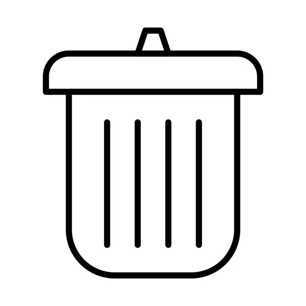 Garbage Bin icon — Stock Vector