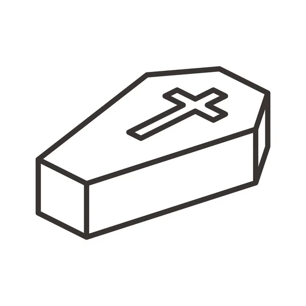 Kist pictogram illustratie — Stockvector