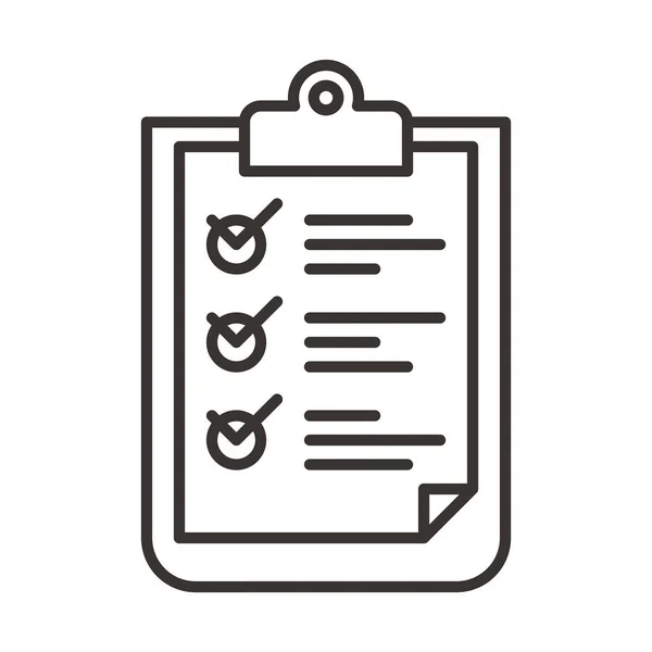 Repboard Checklist Icon — стоковый вектор