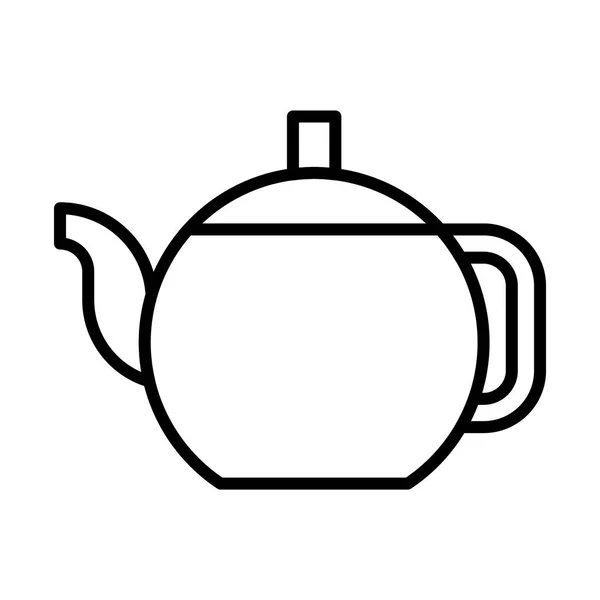 Çaydanlık simge tasarlamak — Stok Vektör