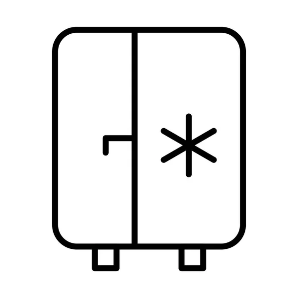 Koelkast pictogram illustratie — Stockvector
