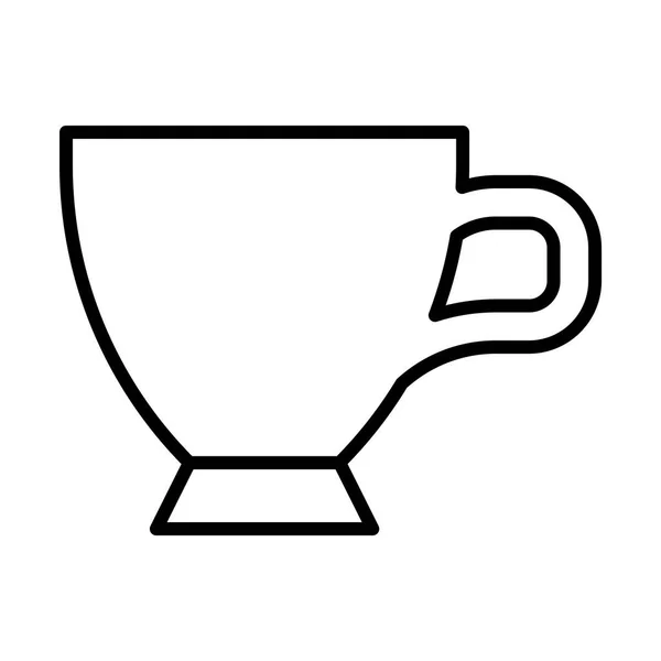 Icono de taza simple — Archivo Imágenes Vectoriales