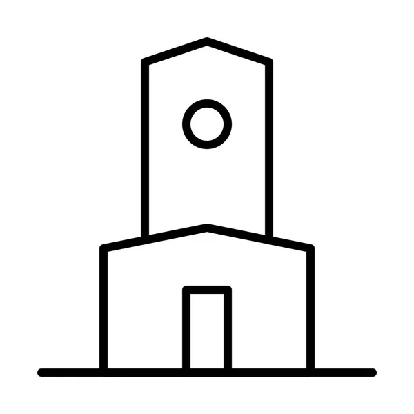 Icono de la Iglesia ilustración — Archivo Imágenes Vectoriales