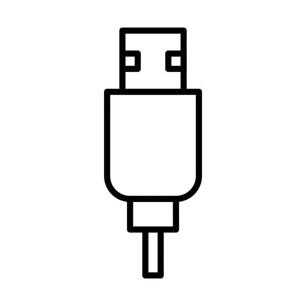 USB Tak simgesi — Stok Vektör
