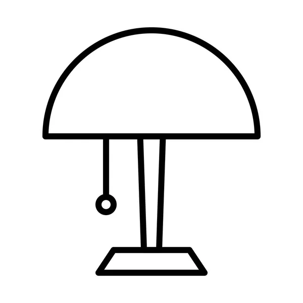 Lámpara de mesa icono simple — Archivo Imágenes Vectoriales
