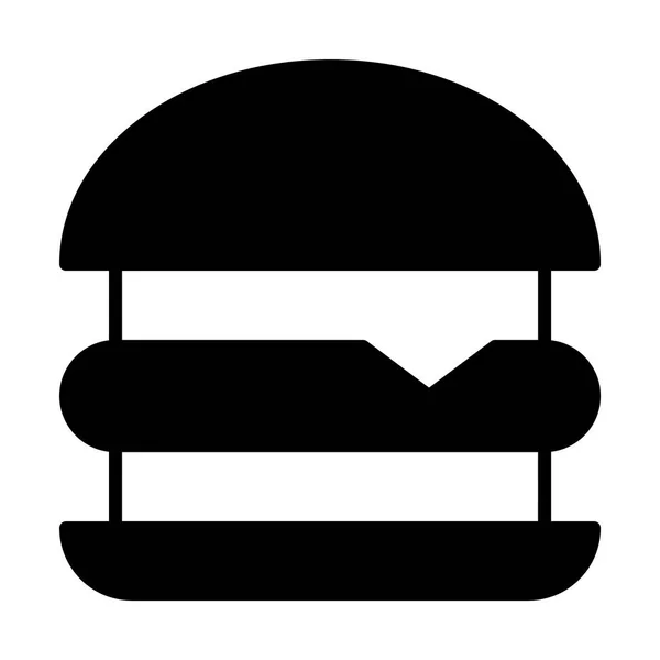汉堡包简单图标 — 图库矢量图片
