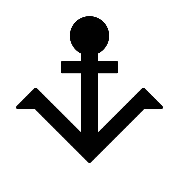 Graphic Anchor icon — Stock Vector