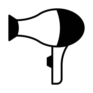 saç kurutma makinesi simge tasarım