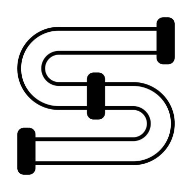 Tasarım borular simgesinin