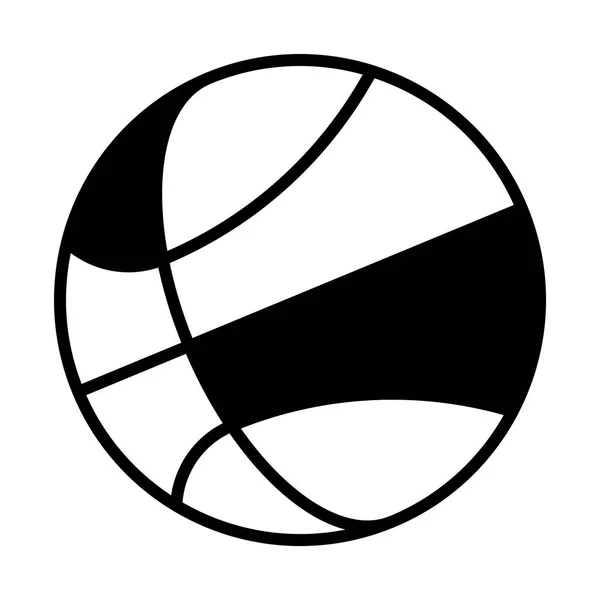 Design der Basketball-Ikone — Stockvektor