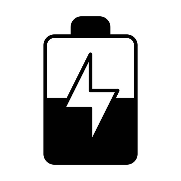 Ontwerp van een batterijpictogram — Stockvector