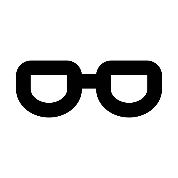 Design, fekete szemüveg — Stock Vector