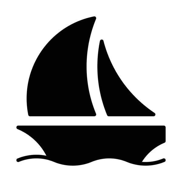 Návrh Yacht ikony — Stockový vektor