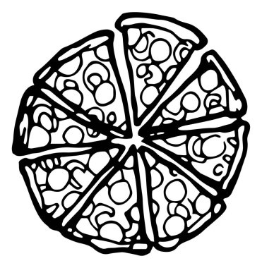 Pizza simge tasarlamak