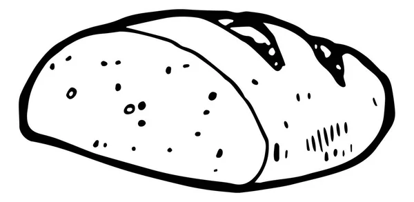 Selbstgebackenes Brot — Stockvektor