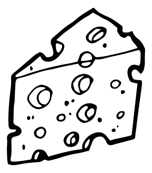 Icône web fromage — Image vectorielle