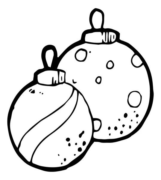 Christmas tree toy icon — Stock Vector