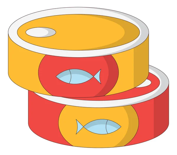 Ingeblikte goederen pictogram — Stockvector