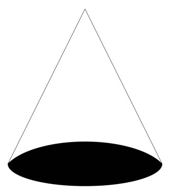 Geometrik koni simgesi