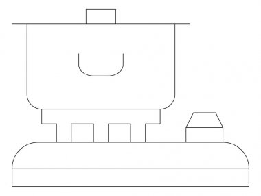 Gaz ocağı web simgesi