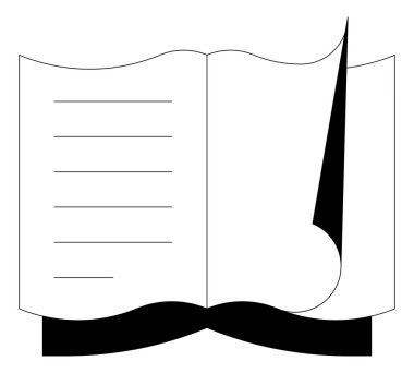 Açık kitap simgesi