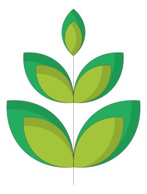 Şube simgesi yapraklarda