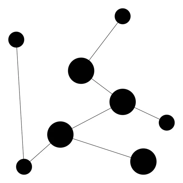 Icône web Constellation — Image vectorielle