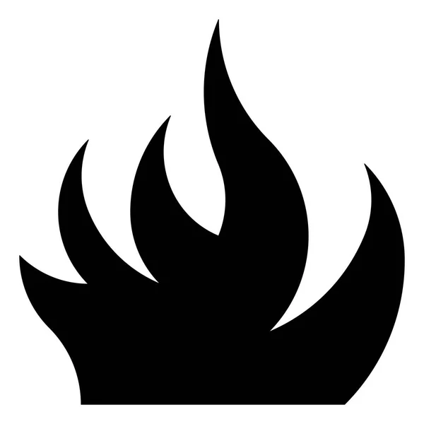 Icône web Bonfire . — Image vectorielle