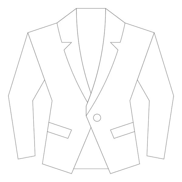 Mannelijke kleding pictogram — Stockvector