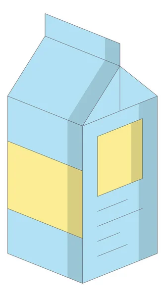 Icône du paquet de lait — Image vectorielle