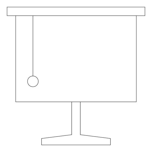 Multimediaskärmen ikonen — Stock vektor