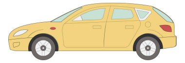 modern araç simgesini