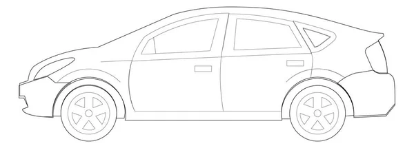 Icono de coche moderno — Vector de stock