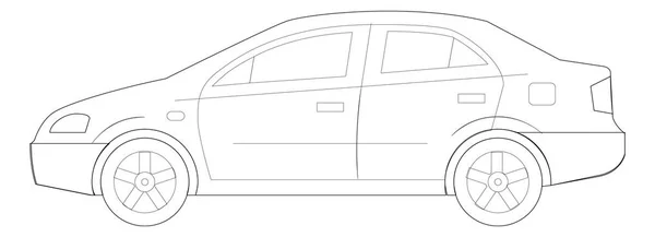 Icono de coche moderno — Vector de stock