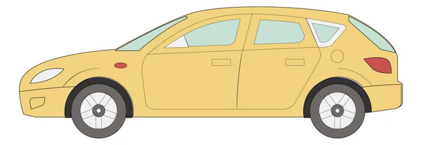Icône de voiture moderne — Image vectorielle