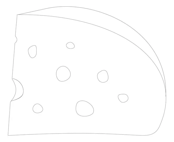 Cheese web icon — Stock Vector