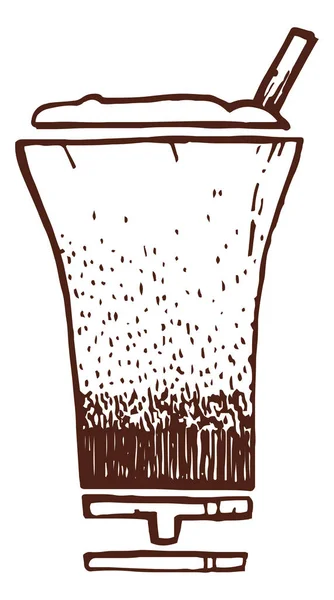Чашка з латте значком — стоковий вектор