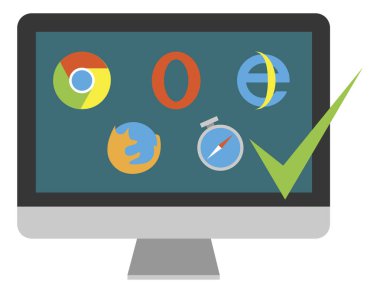 Crossbrowser kavramı simgesi