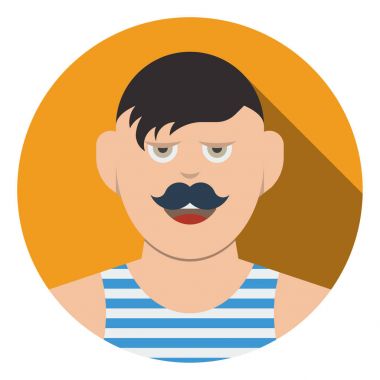 erkek çizgi film karakteri