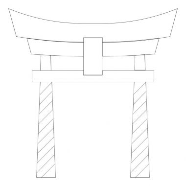 Torii kapısı simgesi