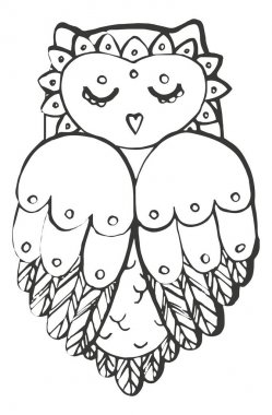 şirin dekoratif baykuş