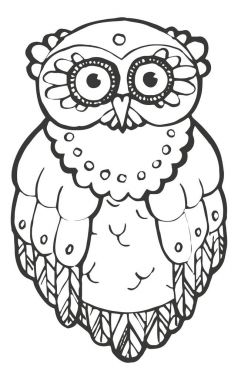 şirin dekoratif baykuş